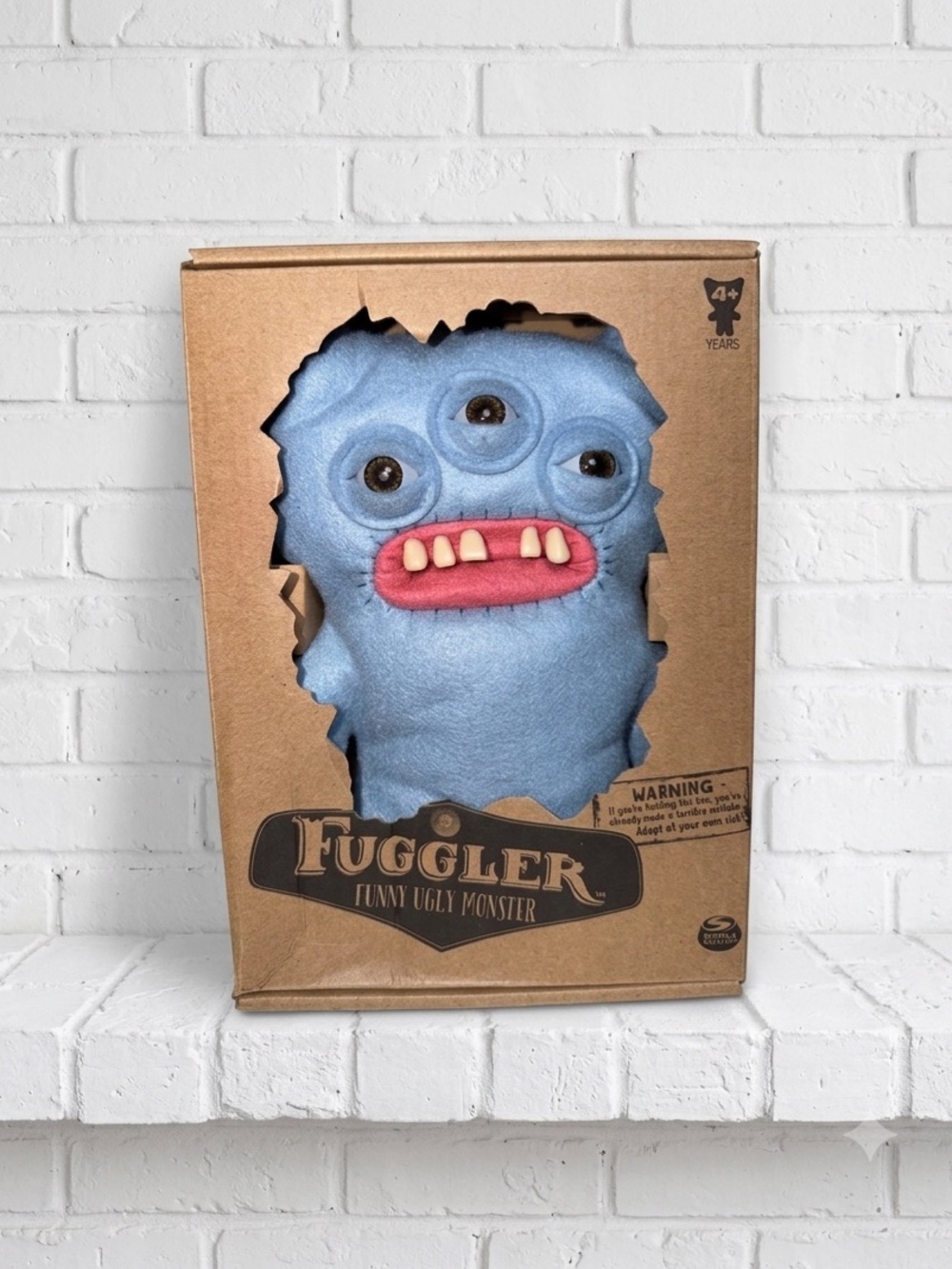 RARE Fuggler Three Pete 3 Pete Blue Monster Spin Master 2019 NIB HTF